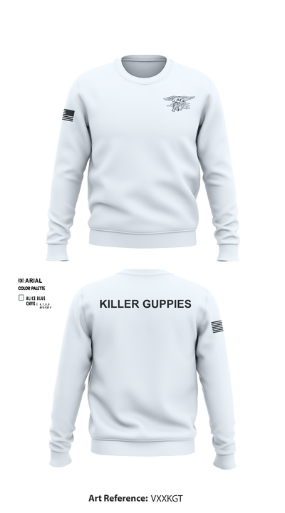 HuggersKiller Guppies 1453423 Crew Neck Sweatshirt - 5