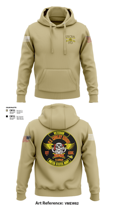 US Cavalry Riders 76444947 Hoodie - 3