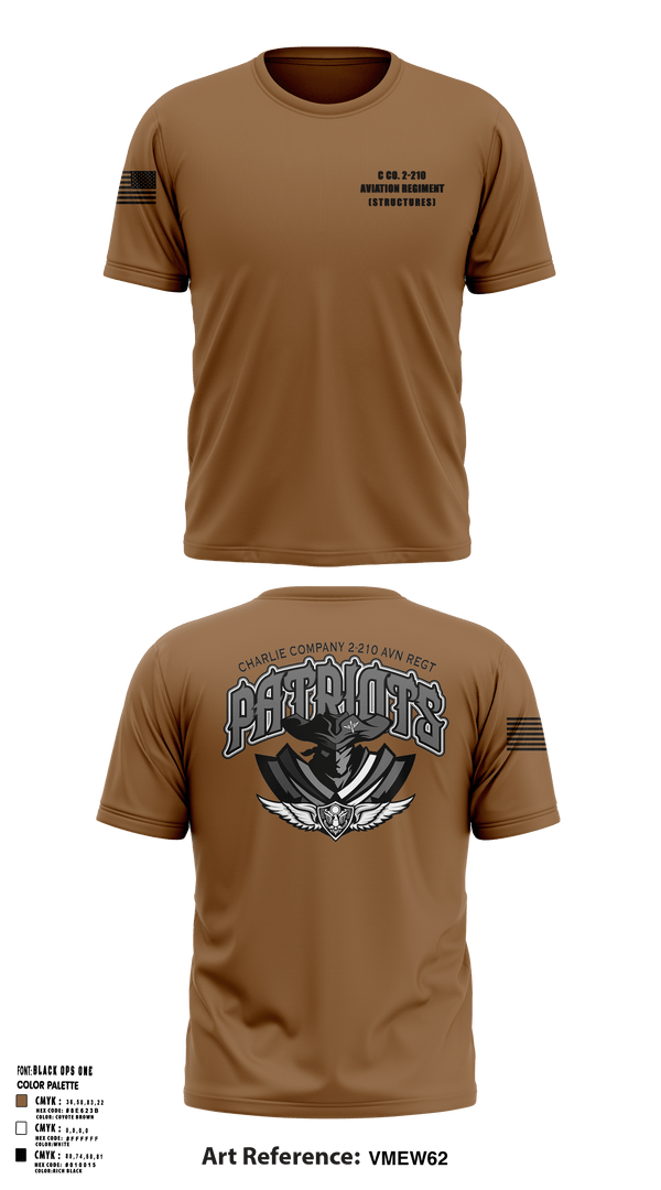 Short Sleeve Performance Shirt, C Co. 2-210 Aviation Regiment (Structures), , Teamtime, Team time, sublimation, custom sports apparel, team uniforms, spirit wear, spiritwear, sports uniforms, custom shirts, team store, custom team store, fundraiser sports, apparel fundraiser