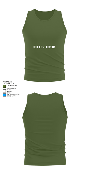 Tank Top, USS NEW JERSEY, , Teamtime, Team time, sublimation, custom sports apparel, team uniforms, spirit wear, spiritwear, sports uniforms, custom shirts, team store, custom team store, fundraiser sports, apparel fundraiser