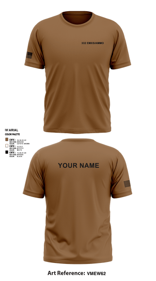 Short Sleeve Performance Shirt, 332 EMXS/AMMO, Air Force, Teamtime, Team time, sublimation, custom sports apparel, team uniforms, spirit wear, spiritwear, sports uniforms, custom shirts, team store, custom team store, fundraiser sports, apparel fundraiser