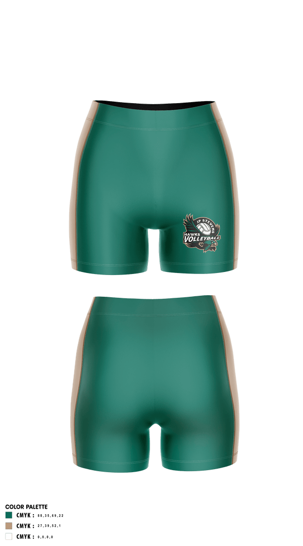 Women's Shorts, John P Stevens High School Volleyball, Women's Volleyball, Teamtime, Team time, sublimation, custom sports apparel, team uniforms, spirit wear, spiritwear, sports uniforms, custom shirts, team store, custom team store, fundraiser sports, apparel fundraiser