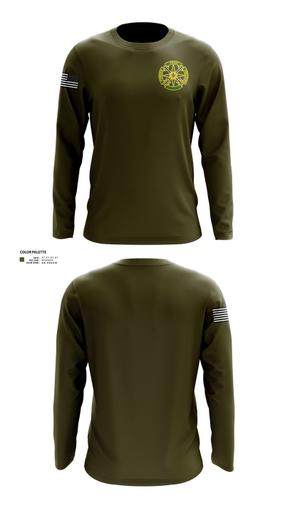 185th MP BN 3463461 Long Sleeve Performance Shirt 22