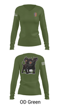 1-174th ADA RGT 76642958 Women's Long Sleeve V-neck Shirt - 54
