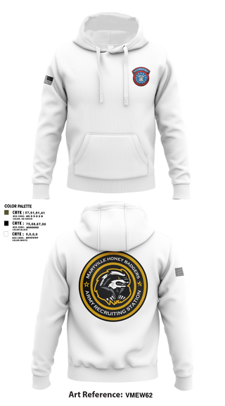 Hoodie, Maryville Honeybadger, Army, Teamtime, Team time, sublimation, custom sports apparel, team uniforms, spirit wear, spiritwear, sports uniforms, custom shirts, team store, custom team store, fundraiser sports, apparel fundraiser