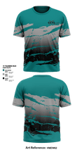 Copper Cities Youth Sports 81576985 Short Sleeve Performance Shirt - 1