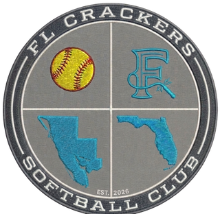 Florida Crackers Softball Club Stainless Steel Water Bottle with a Straw Lid