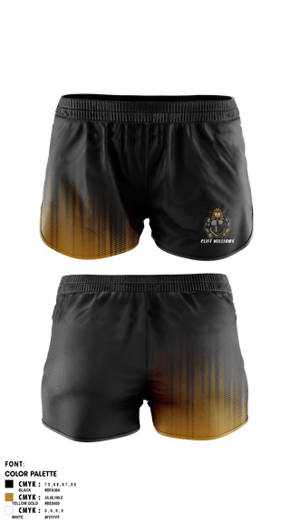 Women's Shorts, Cliff WilliamsCliff Williams, , Teamtime, Team time, sublimation, custom sports apparel, team uniforms, spirit wear, spiritwear, sports uniforms, custom shirts, team store, custom team store, fundraiser sports, apparel fundraiser