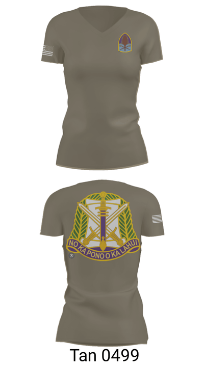 322 civil affairs brigade 15176407 Women's Short Sleeve V-neck Shirt - 68