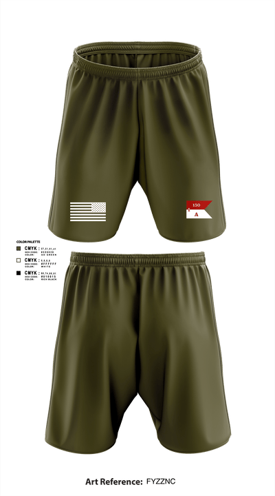 Apache Troop 1-150th 52177042 Athletic Shorts With Pockets - 6