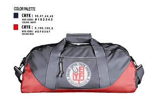Duffle Bag, Gold Empire Youth Football & Cheer, Football, Teamtime, Team time, sublimation, custom sports apparel, team uniforms, spirit wear, spiritwear, sports uniforms, custom shirts, team store, custom team store, fundraiser sports, apparel fundraiser