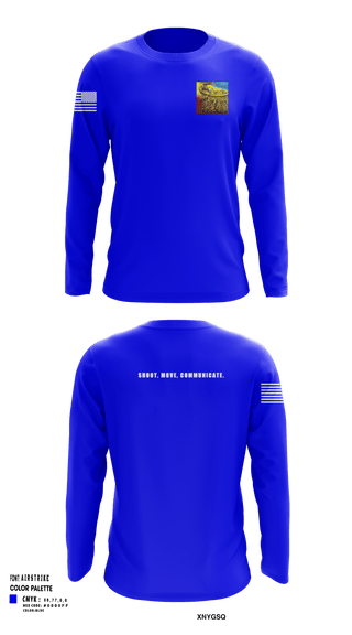 Long Sleeve Performance Shirt, 218th Maneuver brigade, National Guard, Teamtime, Team time, sublimation, custom sports apparel, team uniforms, spirit wear, spiritwear, sports uniforms, custom shirts, team store, custom team store, fundraiser sports, apparel fundraiser