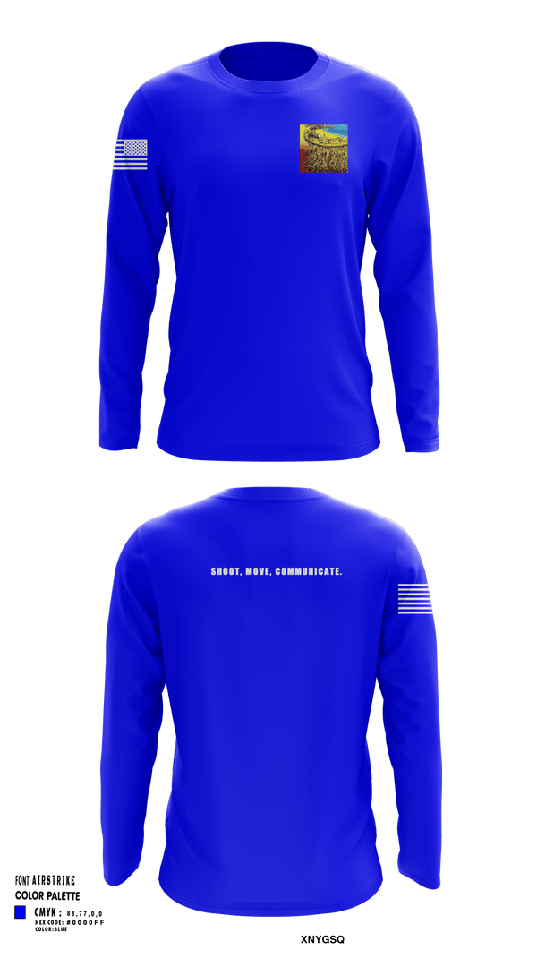 Long Sleeve Performance Shirt, 218th Maneuver brigade, National Guard, Teamtime, Team time, sublimation, custom sports apparel, team uniforms, spirit wear, spiritwear, sports uniforms, custom shirts, team store, custom team store, fundraiser sports, apparel fundraiser