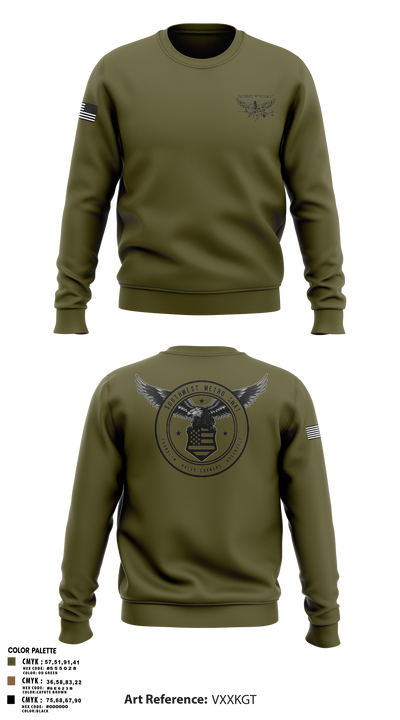 Southwest Metro SWAT 16645049 Crew Neck Sweatshirt - 105