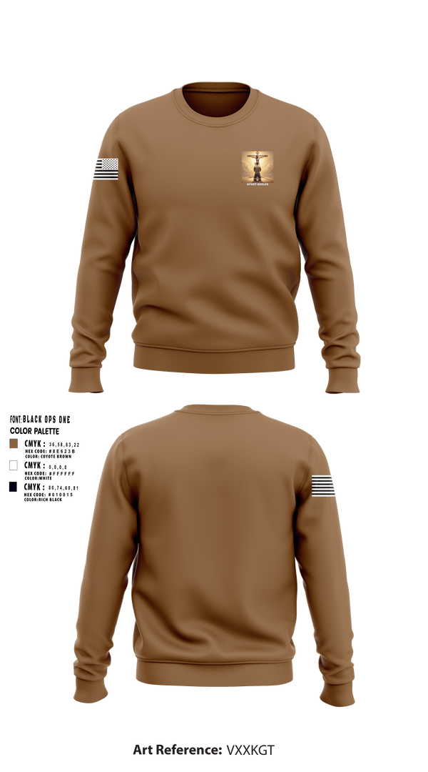 Crew Neck Sweatshirt, GySgt Quiles, Marines, Teamtime, Team time, sublimation, custom sports apparel, team uniforms, spirit wear, spiritwear, sports uniforms, custom shirts, team store, custom team store, fundraiser sports, apparel fundraiser