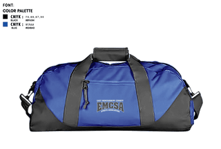 Duffle Bag, East Montgomery County Sports Association, Spirit Store, Teamtime, Team time, sublimation, custom sports apparel, team uniforms, spirit wear, spiritwear, sports uniforms, custom shirts, team store, custom team store, fundraiser sports, apparel fundraiser