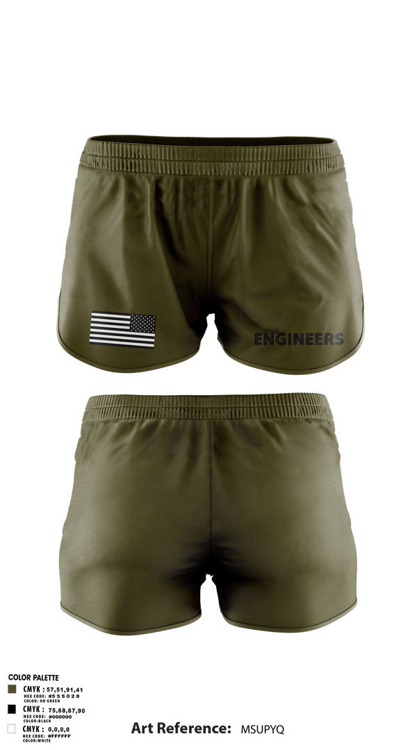 Ranger Panties, Engineers, Marines, Teamtime, Team time, sublimation, custom sports apparel, team uniforms, spirit wear, spiritwear, sports uniforms, custom shirts, team store, custom team store, fundraiser sports, apparel fundraiser