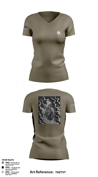 Women's Short Sleeve Vneck Shirt, The Tac Shack, Police, Teamtime, Team time, sublimation, custom sports apparel, team uniforms, spirit wear, spiritwear, sports uniforms, custom shirts, team store, custom team store, fundraiser sports, apparel fundraiser