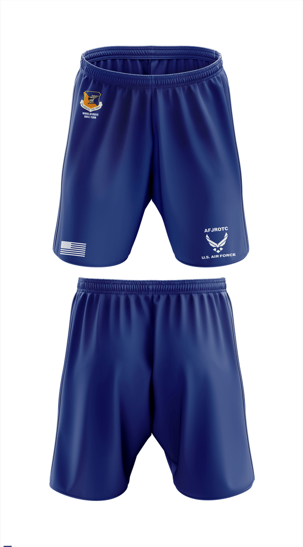 Athletic Shorts With Pockets, WBHS AFJROTC, Air Force, Teamtime, Team time, sublimation, custom sports apparel, team uniforms, spirit wear, spiritwear, sports uniforms, custom shirts, team store, custom team store, fundraiser sports, apparel fundraiser