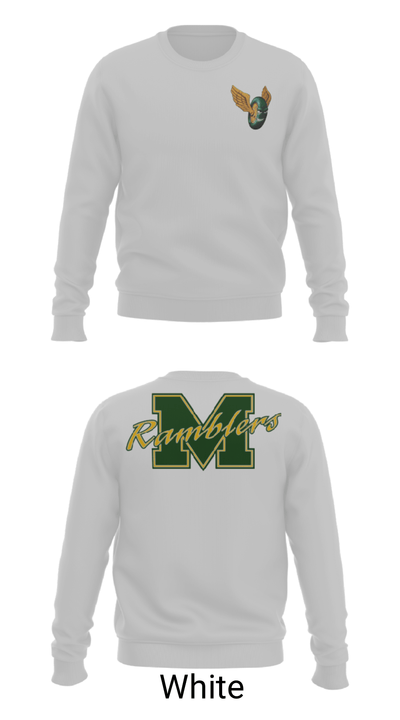 McBain High School Volleyball 93247142 Crew Neck Sweatshirt - 2