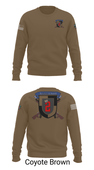 Crew Neck Sweatshirt, 2nd Battalion, Army, Teamtime, Team time, sublimation, custom sports apparel, team uniforms, spirit wear, spiritwear, sports uniforms, custom shirts, team store, custom team store, fundraiser sports, apparel fundraiser