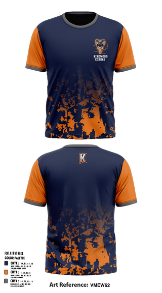 Short Sleeve Performance Shirt, Kirkwood Cobras, Men's Basketball, Teamtime, Team time, sublimation, custom sports apparel, team uniforms, spirit wear, spiritwear, sports uniforms, custom shirts, team store, custom team store, fundraiser sports, apparel fundraiser