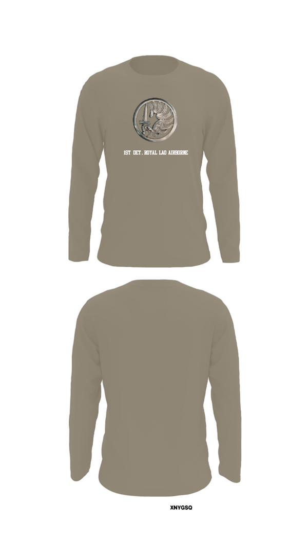Long Sleeve Performance Shirt, 1st Det. Royal Lao Airborne, Army, Teamtime, Team time, sublimation, custom sports apparel, team uniforms, spirit wear, spiritwear, sports uniforms, custom shirts, team store, custom team store, fundraiser sports, apparel fundraiser