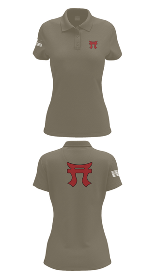 Women's Short Sleeve Performance Polo, 187th Iron Rakkasans, Army, Teamtime, Team time, sublimation, custom sports apparel, team uniforms, spirit wear, spiritwear, sports uniforms, custom shirts, team store, custom team store, fundraiser sports, apparel fundraiser