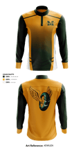 McBain High School Volleyball 93247142 Quarter Zip Jacket - 40
