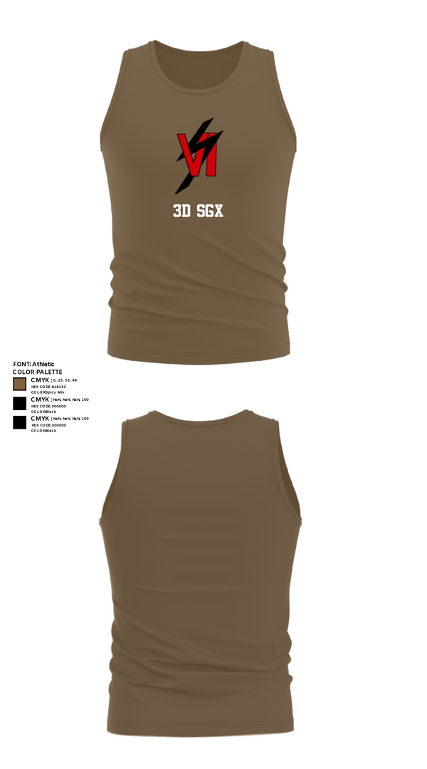 Tank Top, 3d SGX, Marines, Teamtime, Team time, sublimation, custom sports apparel, team uniforms, spirit wear, spiritwear, sports uniforms, custom shirts, team store, custom team store, fundraiser sports, apparel fundraiser