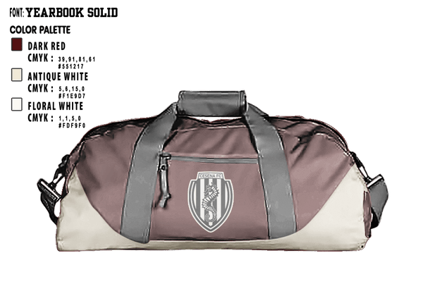 Duffle Bag, Cesena Fc, Men's Soccer, Teamtime, Team time, sublimation, custom sports apparel, team uniforms, spirit wear, spiritwear, sports uniforms, custom shirts, team store, custom team store, fundraiser sports, apparel fundraiser