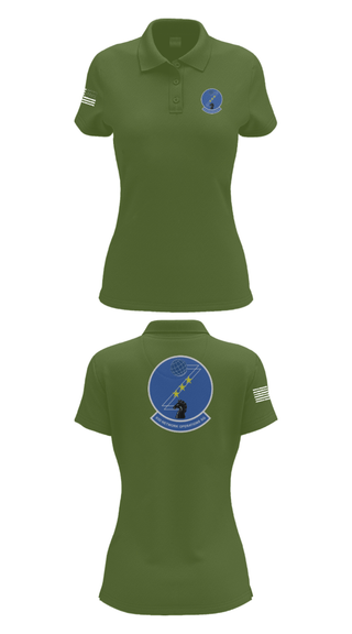 Women's Short Sleeve Performance Polo, 83 NOS, Air Force, Teamtime, Team time, sublimation, custom sports apparel, team uniforms, spirit wear, spiritwear, sports uniforms, custom shirts, team store, custom team store, fundraiser sports, apparel fundraiser