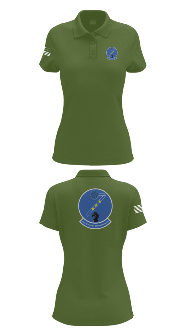 Women's Short Sleeve Performance Polo, 83 NOS, Air Force, Teamtime, Team time, sublimation, custom sports apparel, team uniforms, spirit wear, spiritwear, sports uniforms, custom shirts, team store, custom team store, fundraiser sports, apparel fundraiser