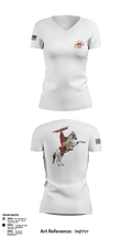 FSU ROTC 91512873 Women's Short Sleeve V-neck Shirt - 2
