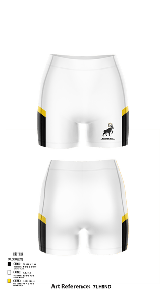 Women's Shorts, Highland High School Volleyball, Women's Volleyball, Teamtime, Team time, sublimation, custom sports apparel, team uniforms, spirit wear, spiritwear, sports uniforms, custom shirts, team store, custom team store, fundraiser sports, apparel fundraiser