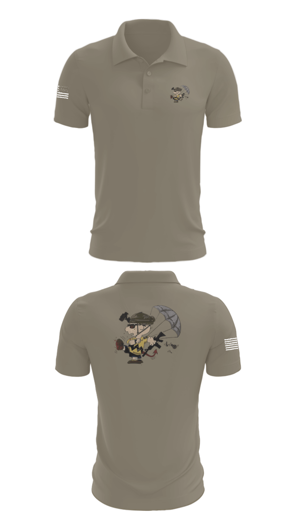 Short Sleeve Performance Polo, 1-508th PIR, Army, Teamtime, Team time, sublimation, custom sports apparel, team uniforms, spirit wear, spiritwear, sports uniforms, custom shirts, team store, custom team store, fundraiser sports, apparel fundraiser