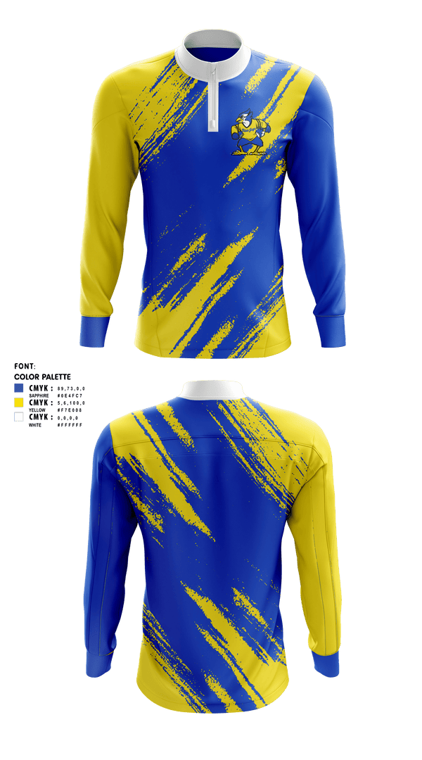 Quarter Zip Jacket, Jewell High School, Spirit Store, Teamtime, Team time, sublimation, custom sports apparel, team uniforms, spirit wear, spiritwear, sports uniforms, custom shirts, team store, custom team store, fundraiser sports, apparel fundraiser