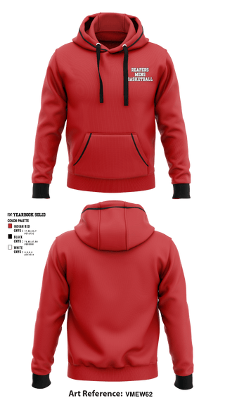 Hoodie, Reapers, Men's Basketball, Teamtime, Team time, sublimation, custom sports apparel, team uniforms, spirit wear, spiritwear, sports uniforms, custom shirts, team store, custom team store, fundraiser sports, apparel fundraiser