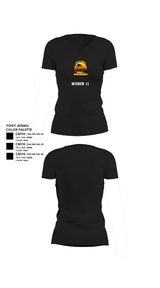 Women's Short Sleeve Vneck Shirt, MSRON 11, Navy, Teamtime, Team time, sublimation, custom sports apparel, team uniforms, spirit wear, spiritwear, sports uniforms, custom shirts, team store, custom team store, fundraiser sports, apparel fundraiser