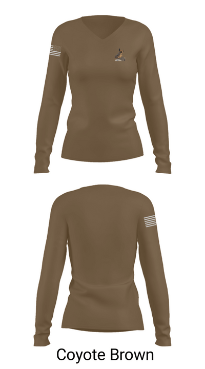 FBI 13370417 Women's Long Sleeve V-neck Shirt - 16