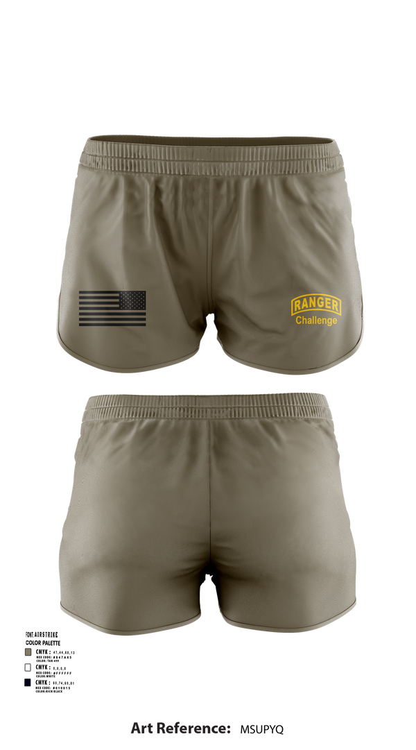Ranger Panties, GASOU ROTC Ranger Challenge, , Teamtime, Team time, sublimation, custom sports apparel, team uniforms, spirit wear, spiritwear, sports uniforms, custom shirts, team store, custom team store, fundraiser sports, apparel fundraiser