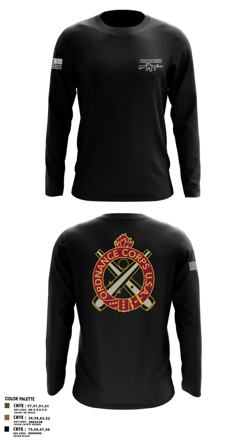 Long Sleeve Performance Shirt, Armament, Army, Teamtime, Team time, sublimation, custom sports apparel, team uniforms, spirit wear, spiritwear, sports uniforms, custom shirts, team store, custom team store, fundraiser sports, apparel fundraiser