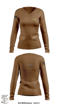 AOB-S 37277652 Women's Long Sleeve V-neck Shirt - 1