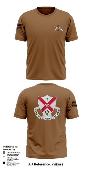 Short Sleeve Performance Shirt, C Co 1-124 Rifle Company, National Guard, Teamtime, Team time, sublimation, custom sports apparel, team uniforms, spirit wear, spiritwear, sports uniforms, custom shirts, team store, custom team store, fundraiser sports, apparel fundraiser