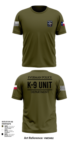 Short Sleeve Performance Shirt, K9-Unit, Police, Teamtime, Team time, sublimation, custom sports apparel, team uniforms, spirit wear, spiritwear, sports uniforms, custom shirts, team store, custom team store, fundraiser sports, apparel fundraiser