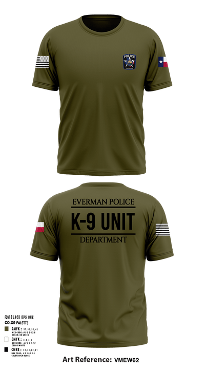 K9-Unit 77212274 Short Sleeve Performance Shirt - 1