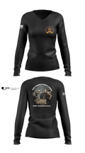 Clb-5 16970811 Women's Long Sleeve V-neck Shirt - 1