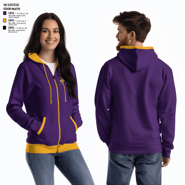 Zip Hoodie, Westgate High School Volleyball, Women's Volleyball, Teamtime, Team time, sublimation, custom sports apparel, team uniforms, spirit wear, spiritwear, sports uniforms, custom shirts, team store, custom team store, fundraiser sports, apparel fundraiser
