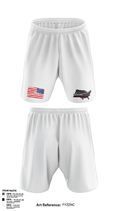 Brake Boss Garage 54438287 Athletic Shorts With Pockets - 2