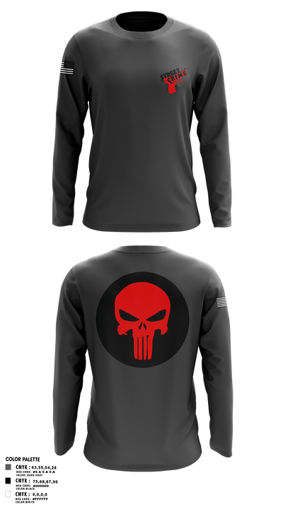 Street Crimes 67705015 Long Sleeve Performance Shirt - 1